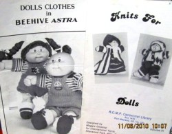 349 CPK DOLL KNIT ROMPERS,ROBE,SLIPPERS,MUKLUKS,SIWASH 2 BKLTS